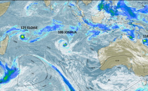 Southern Hemisphere: 3 tropical systems being monitored, 10S(JOSHUA), 11P(KIMI) and recently numbered 12S(ELOISE) Southern Hemisphere: 3 tropical systems being monitored, 10S(JOSHUA), 11P(KIMI) and recently numbered 12S(ELOISE)