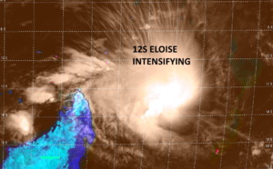 12S(ELOISE) intensifying steadily next 36hours and approaching Antalaha area, 18/09utc update 12S(ELOISE) intensifying steadily next 36hours and approaching Antalaha area, 18/09utc update