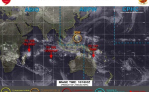 Invest 90W under watch, Medium chances of development next 24hours
