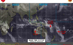 Southern Hemisphere cyclonic activity: 02/03utc updates