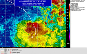 South Pacific: 17P(LUCAS) tracking across the Loyalty islands and East of New Caledonia, 02/15utc update