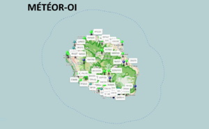 ILES SOEURS: les pluies de Janvier 2021 à la RÉUNION, Réseau de Météo-R Océan Indien