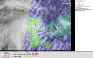 SOUTH INDIAN: Invest 90S is up-graded to High as Ascat revealed stronger winds than anticipated