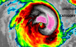 19S(FARAJI): Smap(Nasa) confirmed winds of 100knots, US/ Category 3 at 07/0033utc 19S(FARAJI): Smap(Nasa) confirmed winds of 100knots, US/ Category 3 at 07/0033utc