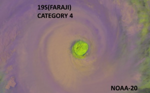 Southern Hemisphere: 19S(FARAJI) has reached US/Cat 4, 2nd intense cyclone of the season so far, 07/09utc update