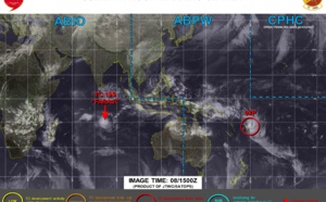 SHEM: 19S(FARAJI) close to Super Typhoon intensity, Invest 92P: up-graded to High, 08/15utc updates
