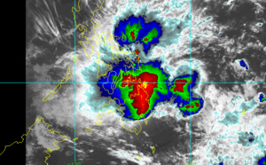 01W(DUJUAN) 35knots: forecast to make landfall over Leyte after 12hours then cross the Visayan islands, 22/09utc update
