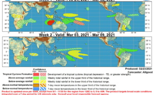 SOUTH INDIAN: Invest 98S may intensify quickly over 36/48h// SOUTH PACIFIC:  Invest 94P still on the map, 24/03utc updates