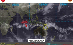 Southern HEM: TC 22S, 65knots, has reached US/Category 1, peak intensity forecast by 48h, Invest 99P on the map, 27/03utc update