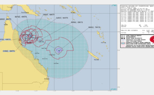 CORAL SEA: 23P(99p) has reached 35knots, low confidence in the forecast track at the moment, 01/03utc update