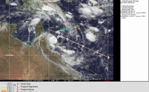 CORAL SEA: TC 23P: slow-moving next 48hours, forecast to reach US/Category 1 by 96hours, 01/15utc update