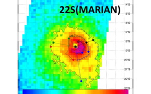 SOUTH INDIAN: 22S(MARIAN) still a US/Category 2, Smap(Nasa) agreed very well, 02/03utc update SOUTH INDIAN: 22S(MARIAN) still a US/Category 2, Smap(Nasa) agreed very well, 02/03utc update
