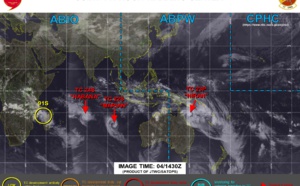 Southern Hemisphere: the JTWC is monitoring 4 systems at once, 23P(NIRAN), 22S(MARIAN), 24S(HABANA) and Invest 91S. 04/15utc updates