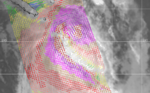 SOUTH PACIFIC: 23P(NIRAN), still a US/CAT 2 but will rapidly become subtropical and weaken drastically next 36h, 06/15utc update