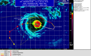 SOUTH INDIAN: 24S(HABANA) is intensifying rapidly and could reach US/Category 4 within the next 6hours, 10/03utc update