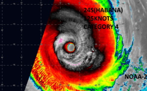 SOUTH INDIAN: 24S(HABANA) is still close to "Super Typhoon/Cyclone" intensity,forecast to weaken more rapidly after 48h, 11/21utc update