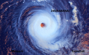 TC 24S(HABANA) still a powerful US/Category 4, intensity likely under-estimated past 24hours, set to weaken rapidly after 24h, 12/09utc update TC 24S(HABANA) still a powerful US/Category 4, intensity likely under-estimated past 24hours, set to weaken rapidly after 24h, 12/09utc update