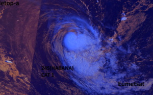SOUTH INDIAN: 24S(HABANA), 65knots/US Cat1, forecast to steadily weaken and remain slow-moving over 72hours, 14/09utc update SOUTH INDIAN: 24S(HABANA), 65knots/US Cat1, forecast to steadily weaken and remain slow-moving over 72hours, 14/09utc update