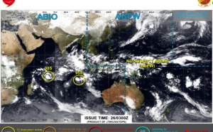 SOUTH INDIAN: 2 areas under watch: Invest 95S and Invest 98S , 26/06utc update