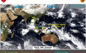INDIAN OCEAN: Invest 99S up-graded to Medium, 02/04 09utc update