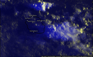 ILES SOEURS: temps dégradé sur l'Est Réunionnais, toujours chaud à MAURICE, mise à jour du 03/04 08h