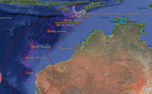 SOUTH INDIAN: 26S(SEROJA) could reach US/CAT 3 by 96hours. 27S slow-moving 550km South of Christmas island, 05/03utc update