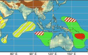 2 week cyclonic development potential: South and Western North Pacific may observe TC formation, April/06 Update