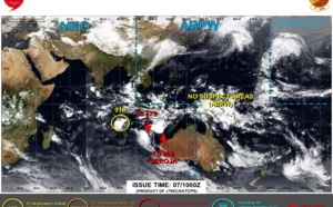 SOUTH INDIAN: 26S(SEROJA) forecast to intensify and absorb TC 27S by 96hours, Invest 91S now monitored to the East of 90°Est, 07/09utc update