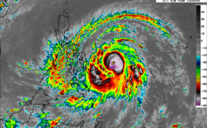 Western North Pacific: 02W(SURIGAE) strong typhoon, CAT 4, may intensify to "Super Typhoon" level within 24hours, 17/03utc update