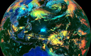 TY 02W(SURIGAE), CAT1, has entered a high vertical wind shear zone// 29S(JOBO): recent convective bloom observed, 23/03utc update TY 02W(SURIGAE), CAT1, has entered a high vertical wind shear zone// 29S(JOBO): recent convective bloom observed, 23/03utc update