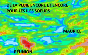 ILES SOEURS: fortes pluies encore et encore à MAURICE et à la RÉUNION, Avril 2021 est nettement plus humide que 2020