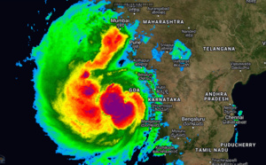 TC 01A(TAUKTAE) now a US/Category 1,rapid intensification likely next 24hours, forecast landfall near Vanakbara/India by apprx 48h, 16/03utc update