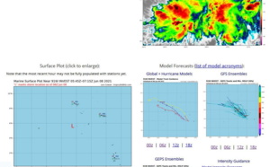Western North Pacific: Invest 91W on the map to the Southwest of Kwajalein