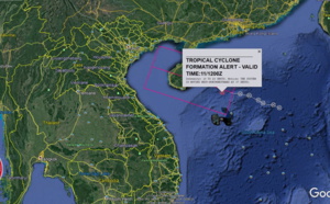 SCS: Tropical Cyclone Formation Alert for Invest 92W, likely to intensify, track over Hainan and then Gulf of Tonkin, 11/12h30utc update