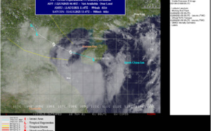 WNP: TD 05W tracking over Hainan, forecast to reach T.Storm intensity within 12hours over the Gulf of Tonkin, Eastern North Pacific Invests, 12/09utc updates