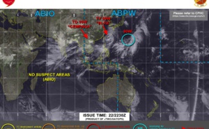 Western Pacific: still active with 3 systems being monitored, 23/03utc updates