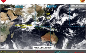Western Pacific: Invest 95W under watch//Eastern Pacific: Tropical Cyclone Formation Alerts, 30/06utc updates