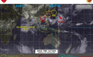 Western Pacific: Invest 98W is now TD 12W, Tropical Cyclone Formation Alert issued for Invest 90W South-west of Hong-Kong, 02/15utc updates