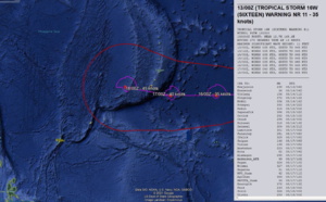 Western Pacific: TS 16W forecast to gradually approach the Marianas islands next 4 days// Eastern Pacific: 12E(LINDA) is now a CAT 1 Hurricane, intensifying,13/03utc updates Western Pacific: TS 16W forecast to gradually approach the Marianas islands next 4 days// Eastern Pacific: 12E(LINDA) is now a CAT 1 Hurricane, intensifying,13/03utc updates