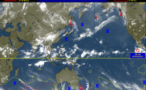 Western Pacific: no suspect areas// Eastern Pacific: TD 14E forecast to reach Hurricane intensity by 72hours, 26/06utc updates