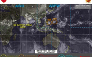 Western Pacific: couple of Invests under watch//Atlantic: CAT 3 Hurricane 12L(LARRY) marginally annular, forecast to remain intense next 4 days,05/14utc updates