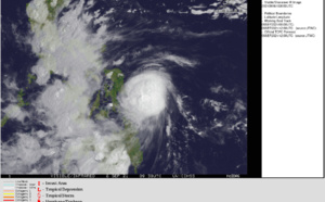 Western Pacific: TS 18W(CONSON) is making landfall over Samar and then crossing the Philippines next 2/3 days, 06/15utc update