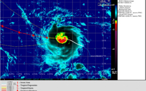 Western Pacific: TY 19W(CHANTHU) has been intensifying very rapidly and is now a CAT 4, 07/18utc update