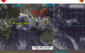 Western Pacific: TS 18W(CONSON), TY 19W(CHANTHU) and Invest 96W: congested cyclonic traffic, 09/15 updates