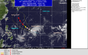 Western Pacific: TS 21W(DIANMU) landfall South of Dan Nang/TS 20W forecast to peak at Typhoon/CAT 4 by 96h//Atlantic: TD 18L intensifying, 23/09utc