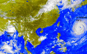 TY 20W(MINDULLE) CAT 2 slowly re-intensifying// Bay of Bengfal: Invest 98B Tropical Cyclone Formation alert//Atlantic:18L(SAM) peaking again at CAT 4,28/09utc