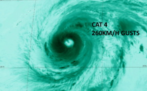 TY 20W(MINDULLE) a powerful CAT 4 once again//Atlantic: Hu 18L(SAM) CAT 4: confirmed by aircraft recon,29/06utc TY 20W(MINDULLE) a powerful CAT 4 once again//Atlantic: Hu 18L(SAM) CAT 4: confirmed by aircraft recon,29/06utc