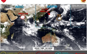 TY 20W(MINDULLE) CAT3 forecast to remain intense for the next 24h//Arabian Sea: remnants of TC 03B having a new lease of life//Atlantic: still active!