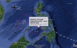Invest 92W: Tropical Cyclone Formation Alert, 04/1430utc