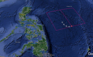 Philippine Sea: Tropical Cyclone formation Alert for Invest 93W, 08/1530utc